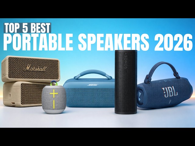 [Top 5] Best Bluetooth Speakers 2026 - Portable & Compact!