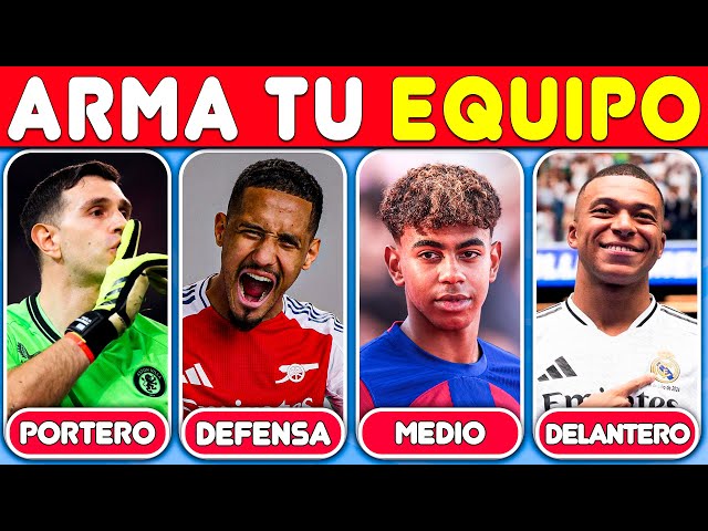 BUILD YOUR TEAM ⚽ WHICH PLAYER DO YOU PREFER? 🏆 CHOOSE a FOOTBALL PLAYER for your TEAM ⭐ SOCCER QUIZ