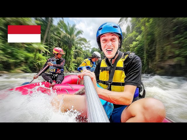 $35 White Water Rafting in Java, Indonesia (So Much FUN!) 🇮🇩