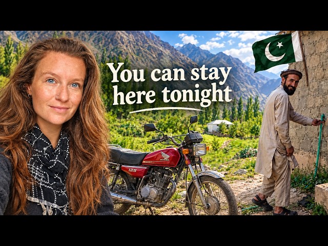 Solo Female Biker Welcomed Into a Remote Mountain Village in North Pakistan 🇵🇰 | Pakistan #5