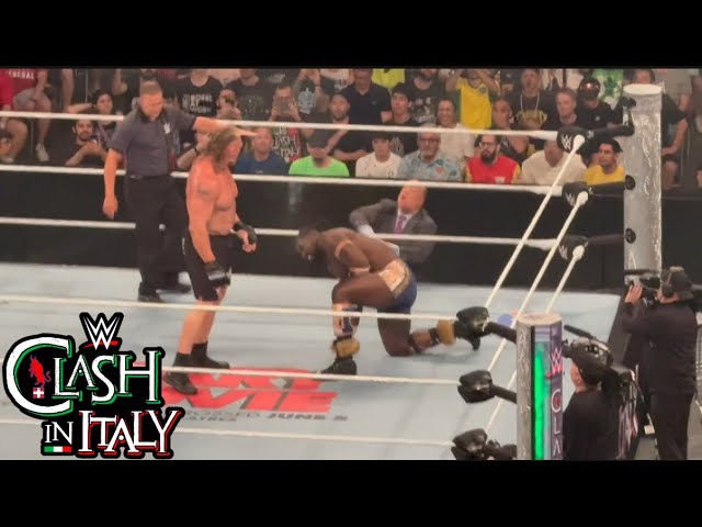 Brock Lesnar vs Oba Femi FULL MATCH - WWE Clash in Italy 5/31/2026