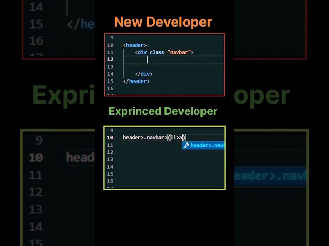Junior Developer vs Senior Developer.. #coding #programming #job #interview #development #placement