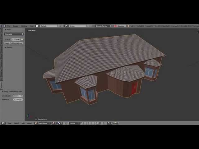 BCGA: Computer Generated Architecture for Blender