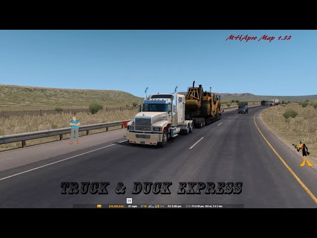 American Truck Simulator #595 : Mack V Gravity : MHApro Map 1.33