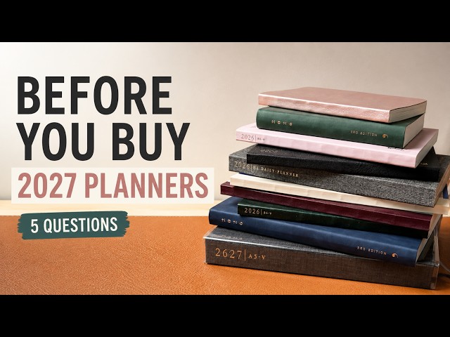 Before You Buy Another 2027 Planner, Ask These 5 Questions