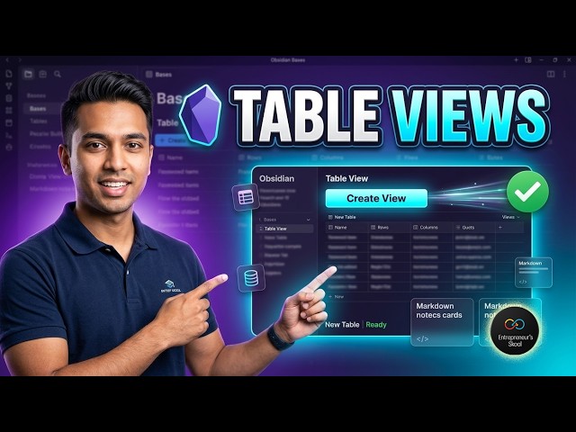 How To Create Table Views In Obsidian Bases [Ultimate Guide]