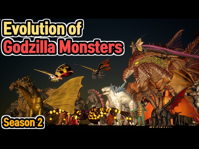 Evolution of Godzilla Monsters : Season 2
