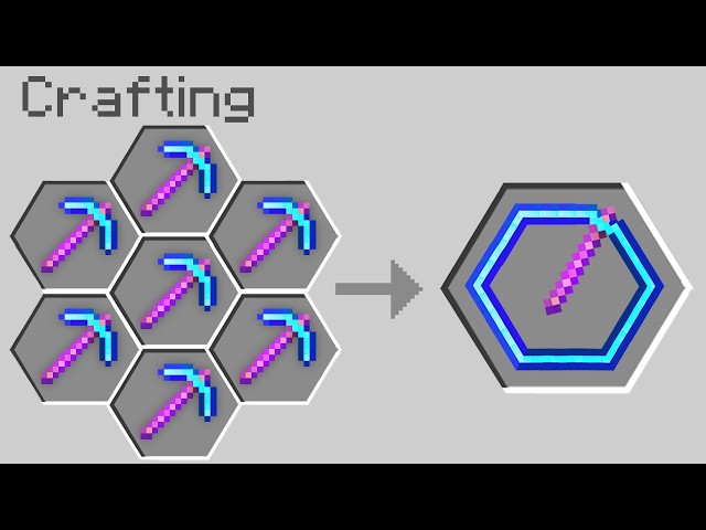 Minecraft, But Crafts Are Shaped...