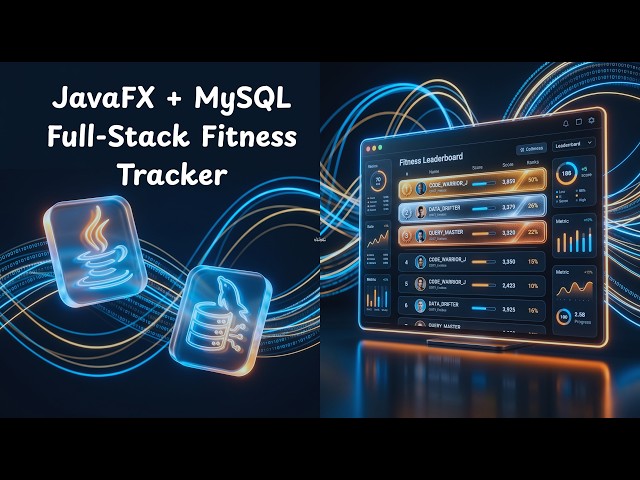 Coding a JavaFX Project: Fitness Tracker + MySQL ☕💻