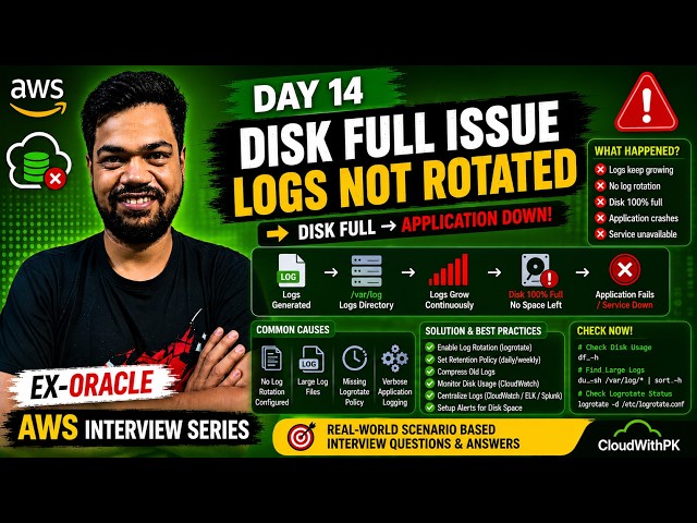 Day 14: Disk Full Nightmare (Real AWS Scenario)