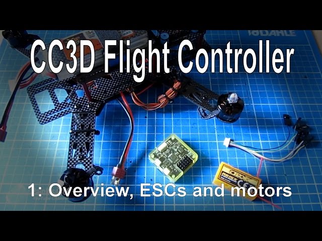 (1/10) CC3D Flight Controller for Beginners - Overview, frame build and power setup