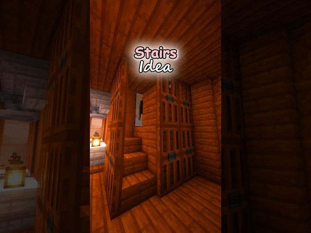 How to make a Simple Staircase in Minecraft Tutorial! #minecraft