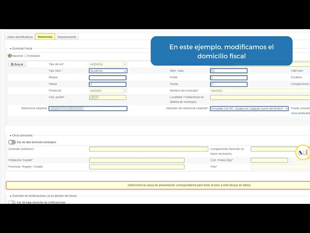 Cómo presentar el modelo 030