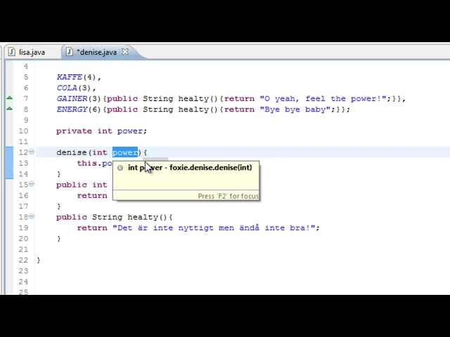 Java Svenska   79   Enum metoder