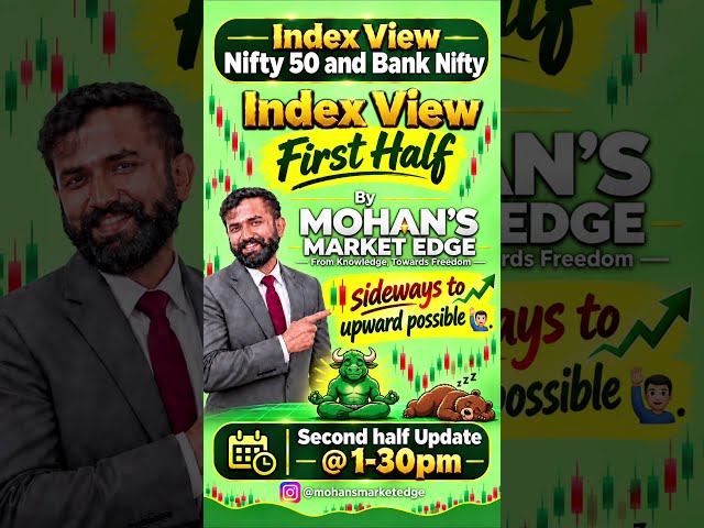 First Half Index View by @Mohansmarketedge #nifty50 #banknifty #nifty #marketanalysis #stockmarket