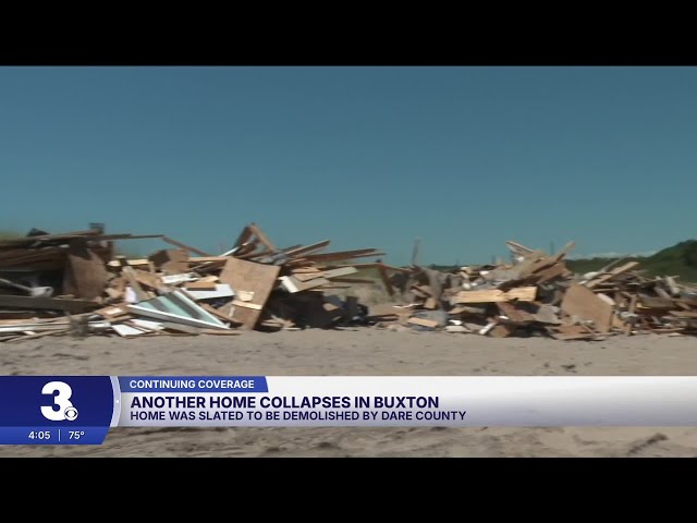 Ocean claims 20th Buxton home since August as neighbors step up for clean-up