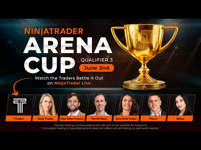 NinjaTrader Live | ARENA CUP Q3 |  TTrades, Tanja, Sara, Pharm, NickDoesFutures, Salma, Merritt