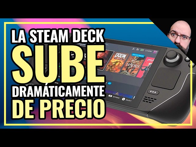 Steam Deck SUBE TANTO DE PRECIO, que BUENA SUERTE con la Steam Machine