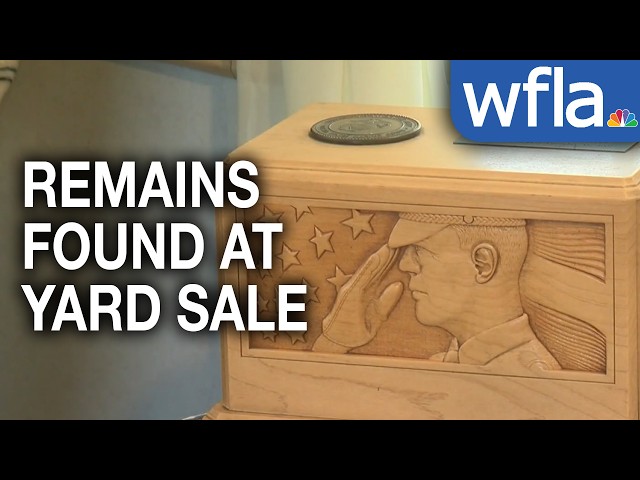 Marines cremated remains returned to family after found at yard sale