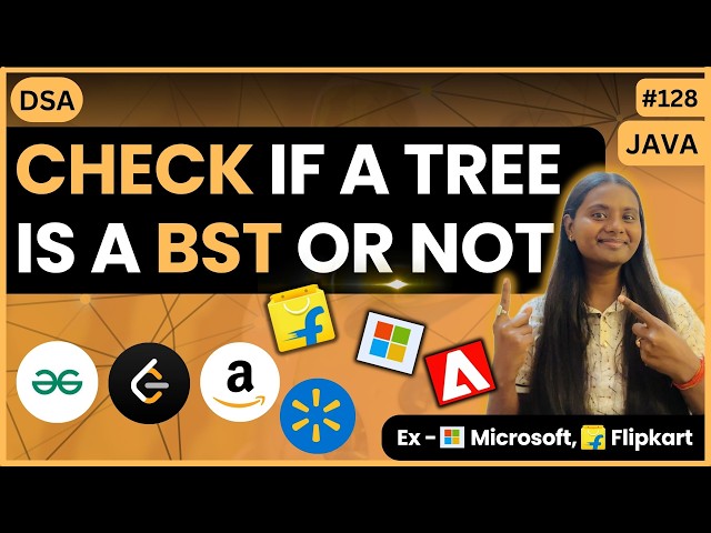 Check for BST ✅ | GFG | Tree 🌳 | JAVA | DSA 🔥