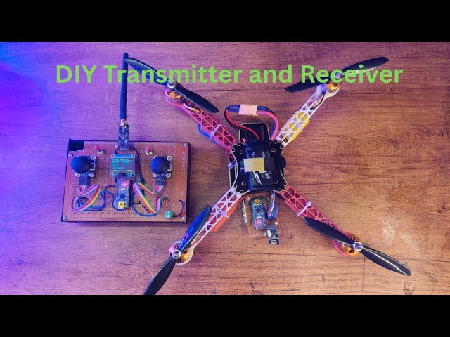 Building a transmitter and receiver using Arduino nano for my drone