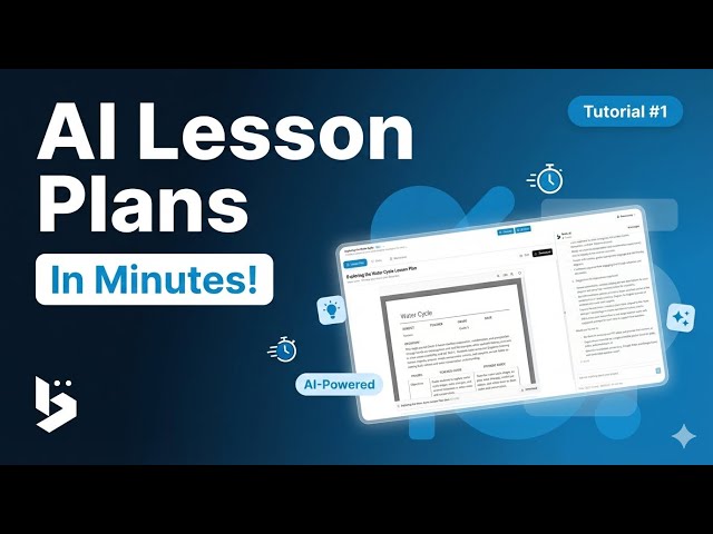 🎓 Create Complete Lesson Plans in Minutes with AI | Tutorial #1