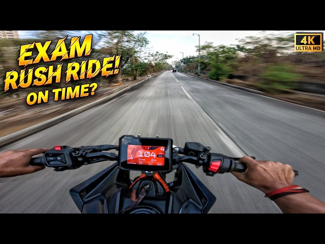 LATE FOR EXAM! 😱 KTM Duke 390 Pure Speed & Adrenaline | The Ultimate EXAM RUSH Ride! #ktm #motovlog