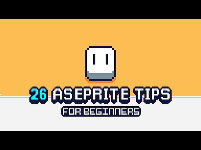 26 Aseprite Tips for Beginners
