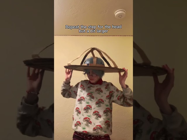 Mushroom Hat | tutorial / how-to | #shorts | #cosplay | #diy | #aesthetic | #tutorial | #mushroom |