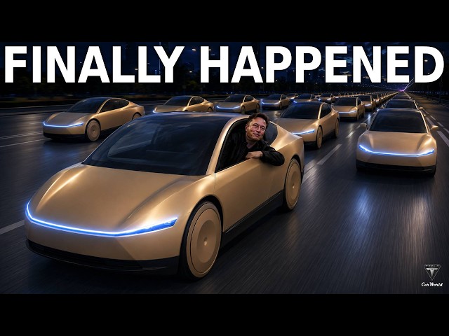 Elon Musk JUST UPDATED Cybercab! New Specs SPOTTED Before NEXT WEEK’s Event!