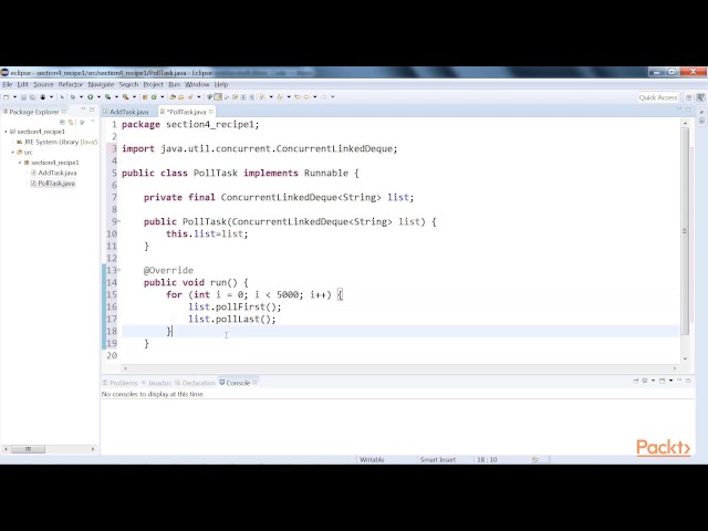 Java 9 Concurrency - High-Level Elements : Using Non-Blocking Thread-Safe Deques | packtpub.com