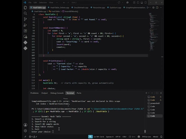 Hashtable by rada