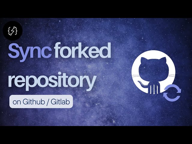 Sync a forked repository on GitHub