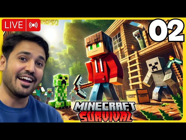 Minecraft Survival Series: New Adventure Begins! Ep2
