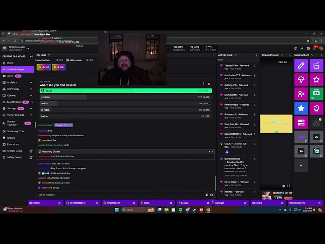 "How to blow up as a streamer.." #caseoh #shorts