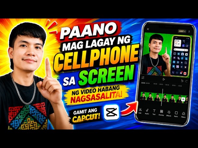 Paano Maglagay ng Cellphone sa Screen ng Video Habang Nagsasalita | CapCut Tutorial 2026