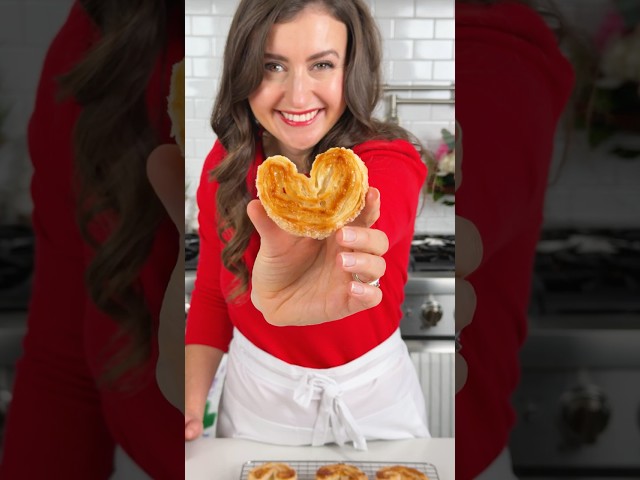 Classic Palmiers — Perfect Crispy Cookies #shorts