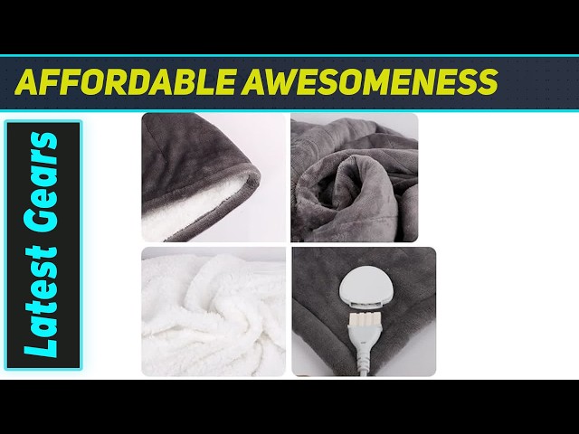 JUDEWY Thickened Electric Blanket: Your Ultimate Cozy Upgrade!