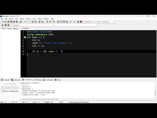 My First Program on this Channel!