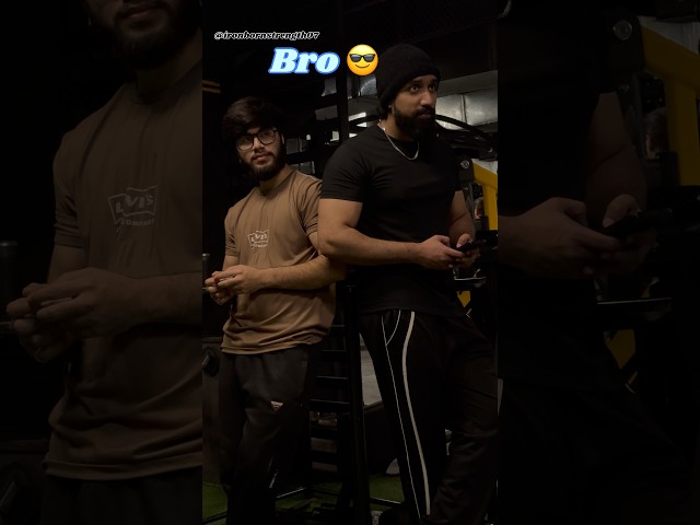 Bro Code: Gym skip nahi hota, chahe jaan chali jaye.” #fitnessjourney #motivatio #mindset