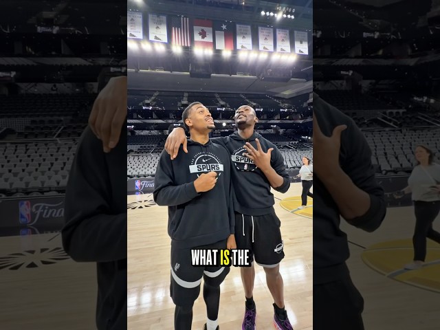 Keldon Johnson wouldn’t let Bismack Biyombo be great 😂
