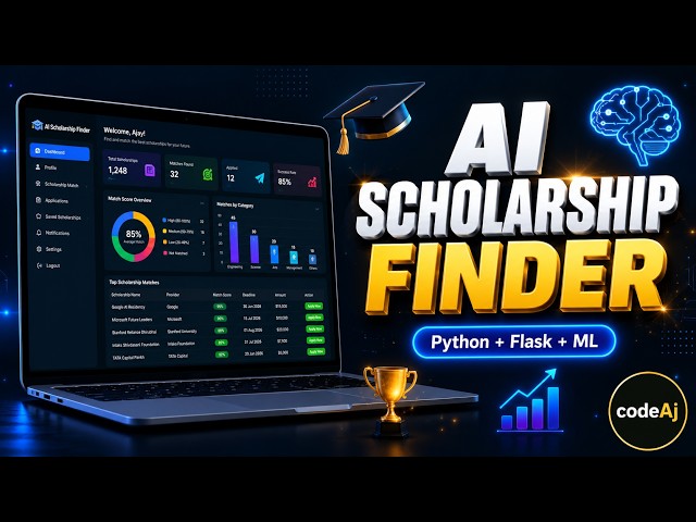AI Scholarship Finder using Python Flask and Machine Learning | Final Year Project with Source Code