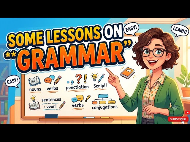 Some lessons on Grammar | Learning with fun #learn #storiesforkids #grammarlesson 