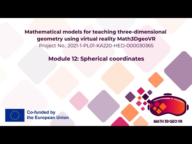 Module 12. Spherical coordinates