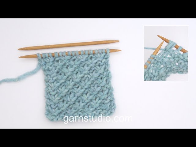How to knit a star pattern