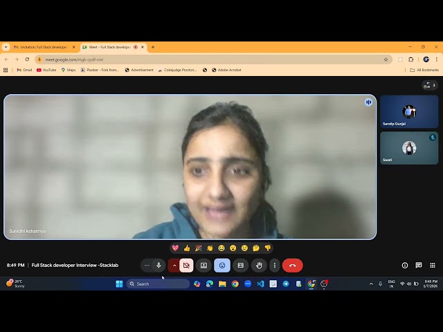 Full Stack developer interview fresher | fresher interview questions 2026 | reactjs interview 2026