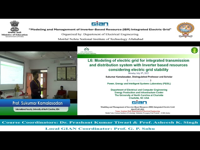 L06 & 07 Modeling of electric grid for integrated transmission and distribution system with Inv...