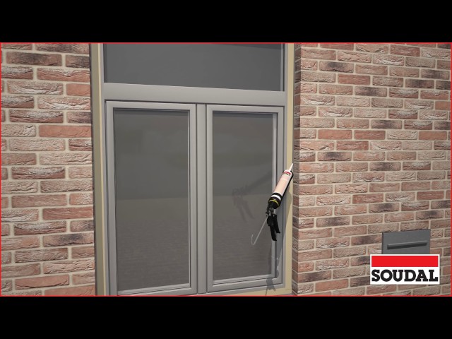 Raam afkitten met Soudal Bouw Silicone