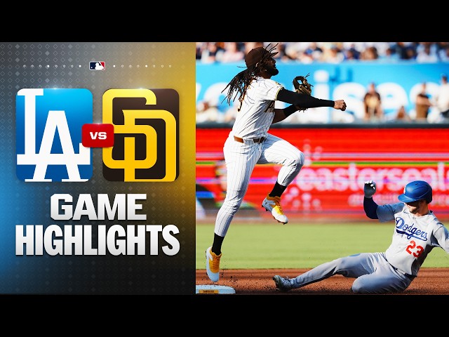 Dodgers vs. Padres Game Highlights (5/20/26) | MLB Highlights