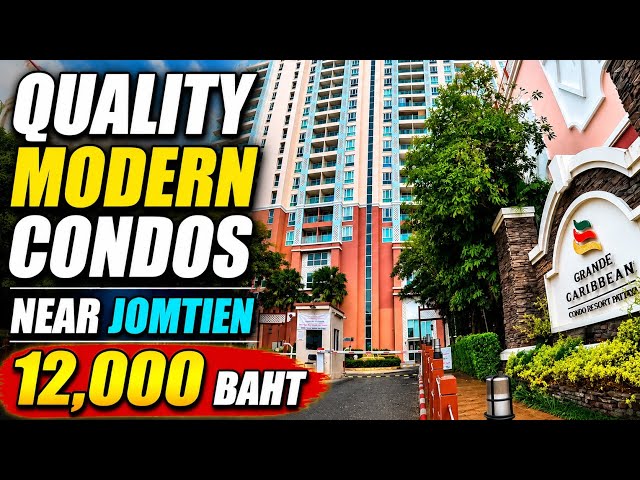 PROYECTO DE CONDOMINIO MODERNO DE CALIDAD CERCA DE LA PLAYA DE JOMTIEN UNIDAD DE UNA HABITACIÓN 1...